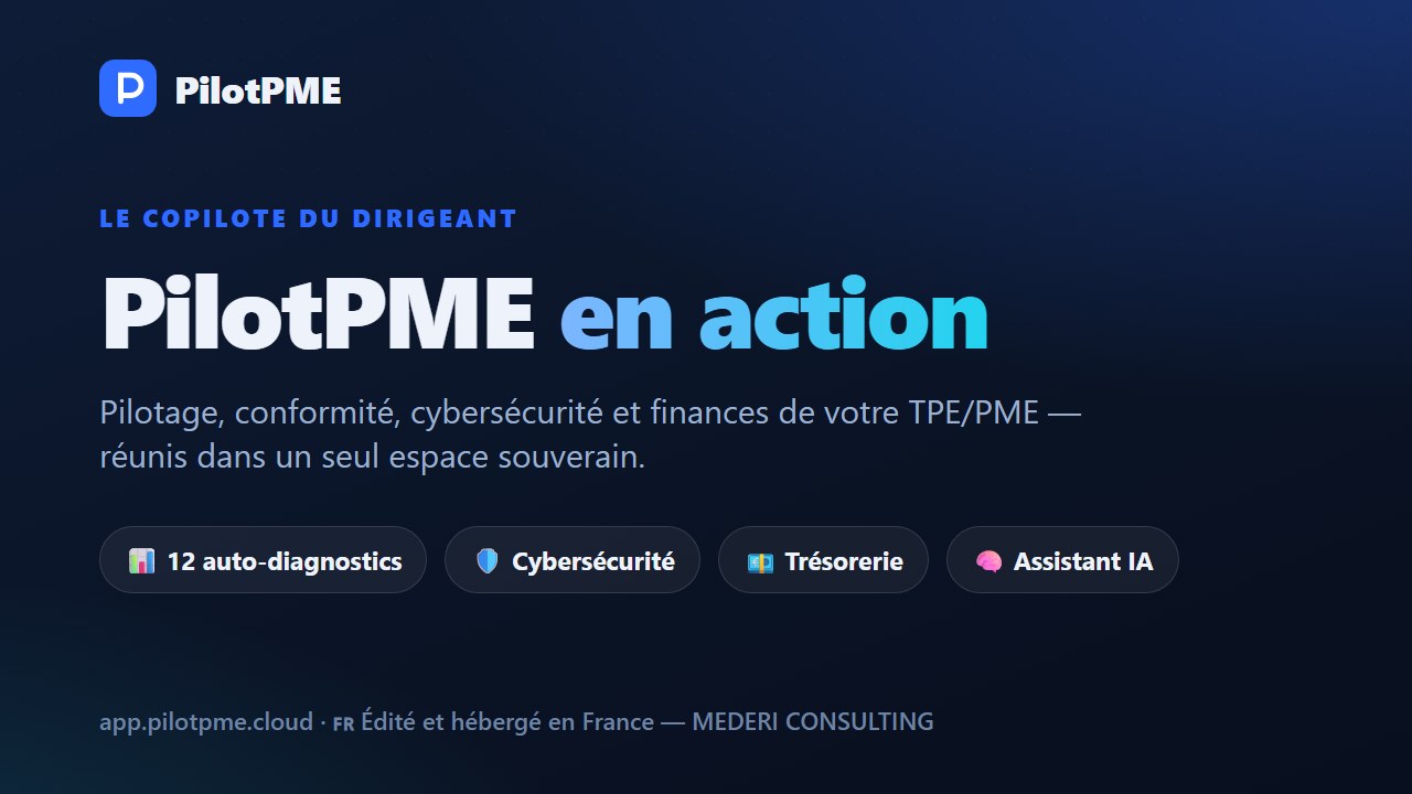 Aperçu de PilotPME en action